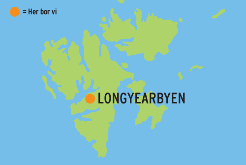 Kort over rejsen til Azorerne